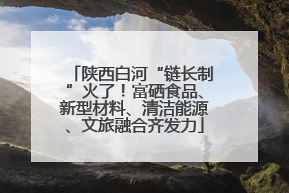 陕西白河“链长制”火了！富硒食品、新型材料、清洁能源、文旅融合齐发力