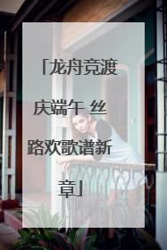 龙舟竞渡庆端午 丝路欢歌谱新章