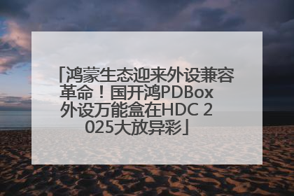 鸿蒙生态迎来外设兼容革命！国开鸿PDBox外设万能盒在HDC 2025大放异彩