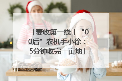麦收第一线丨“00后”农机手小徐：5分钟收完一亩地