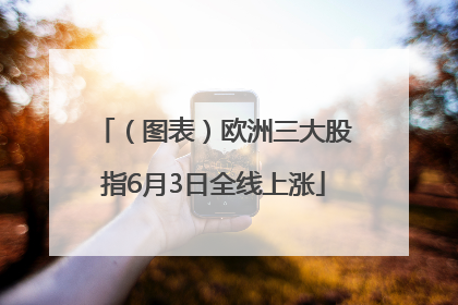 （图表）欧洲三大股指6月3日全线上涨