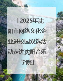 2025年沈阳市网络文化企业进校园双选活动走进沈阳音乐学院
