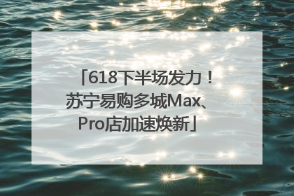 618下半场发力！苏宁易购多城Max、Pro店加速焕新