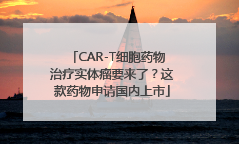 CAR-T细胞药物治疗实体瘤要来了？这款药物申请国内上市